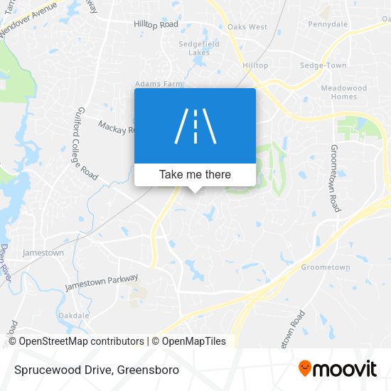 Sprucewood Drive map