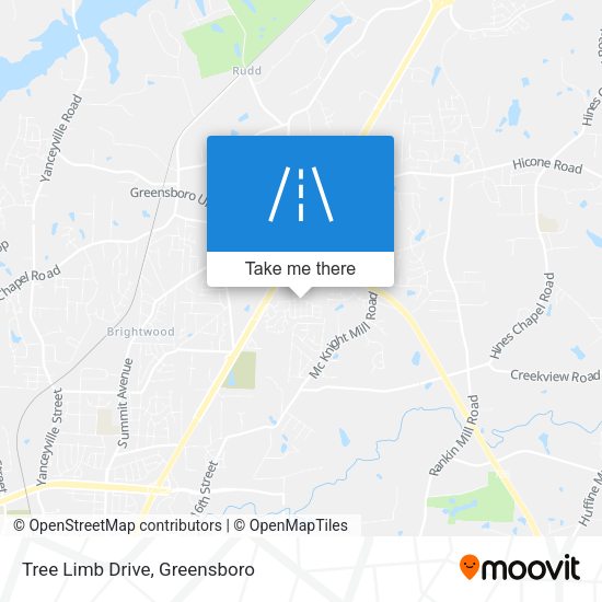 Mapa de Tree Limb Drive