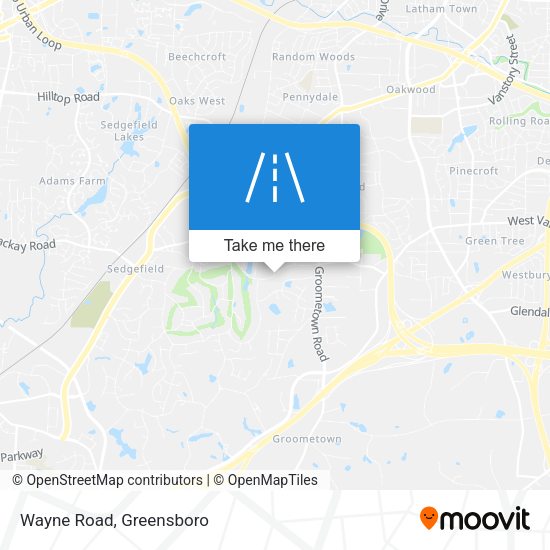Mapa de Wayne Road
