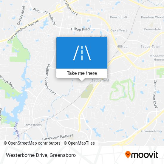 Westerborne Drive map