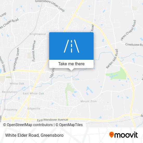 White Elder Road map