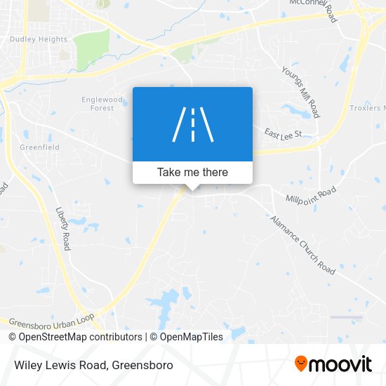 Mapa de Wiley Lewis Road