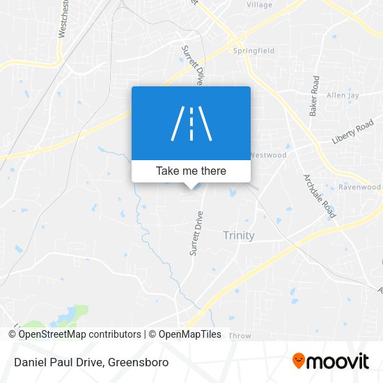 Daniel Paul Drive map