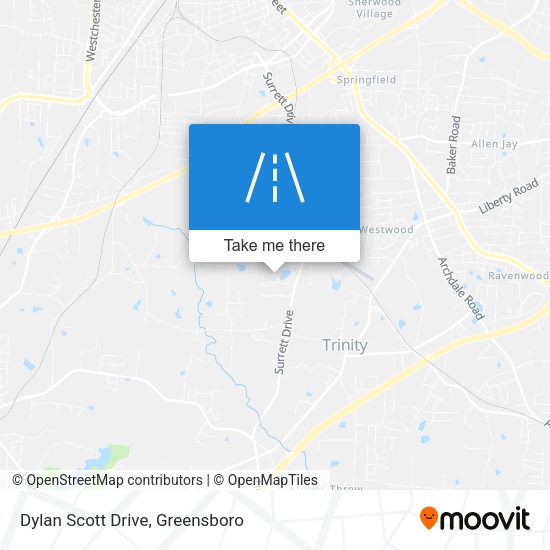 Mapa de Dylan Scott Drive