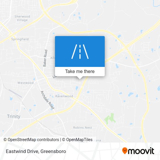 Eastwind Drive map