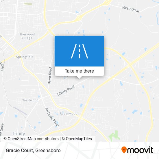 Mapa de Gracie Court