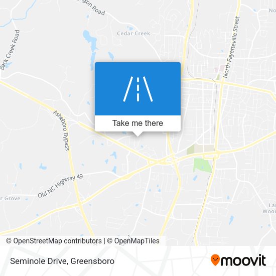 Seminole Drive map