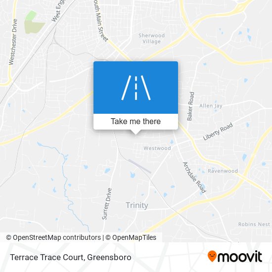 Terrace Trace Court map