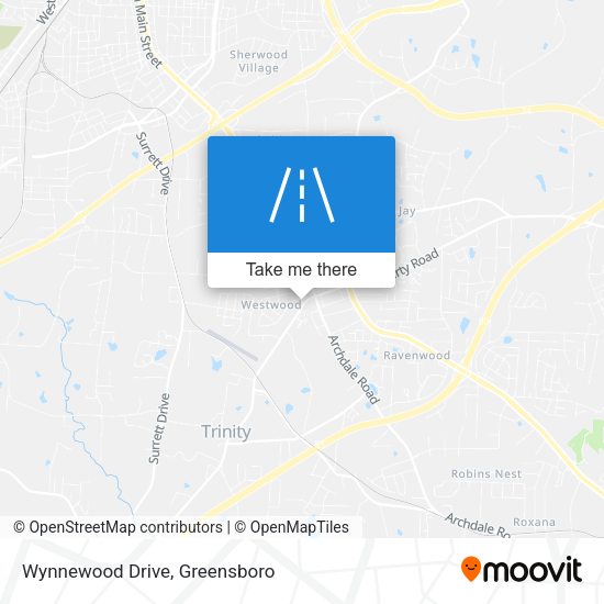 Wynnewood Drive map