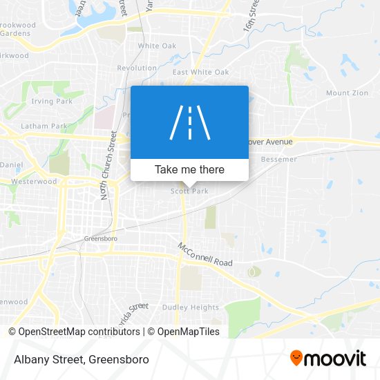 Mapa de Albany Street