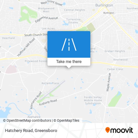 Mapa de Hatchery Road
