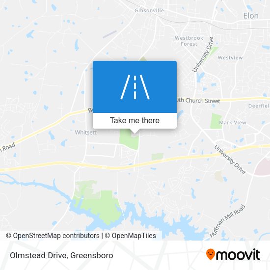 Olmstead Drive map