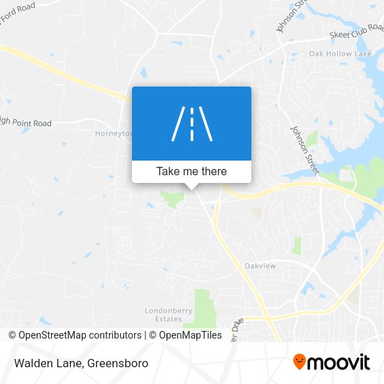 Mapa de Walden Lane