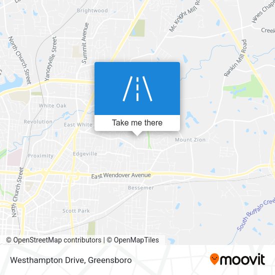 Mapa de Westhampton Drive
