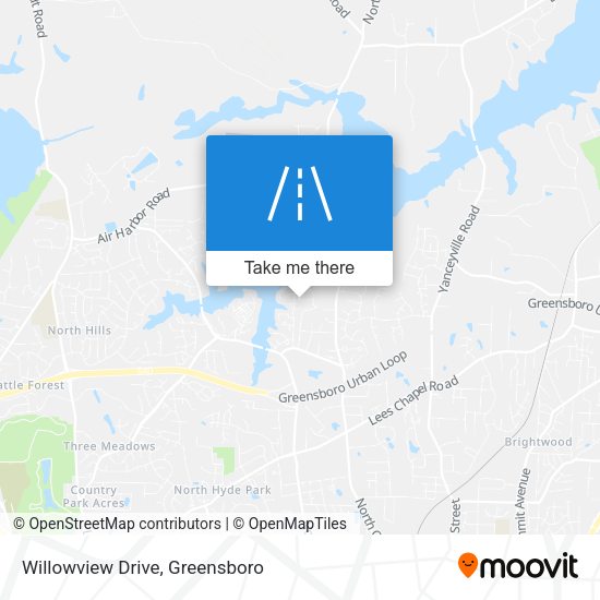 Mapa de Willowview Drive