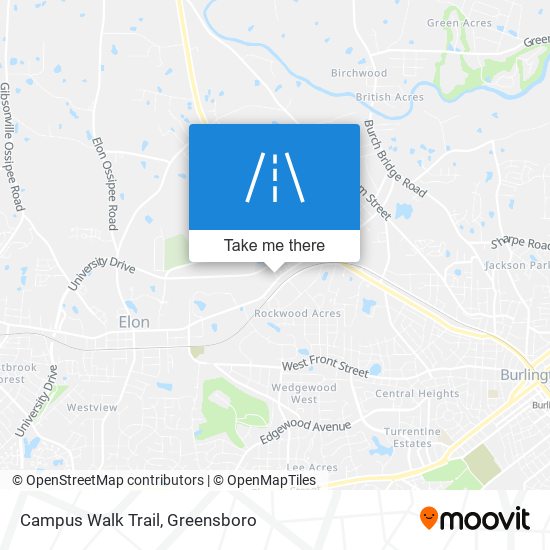 Campus Walk Trail map