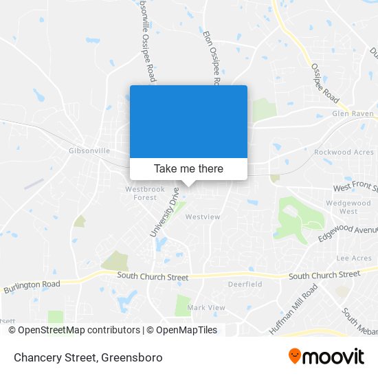 Chancery Street map