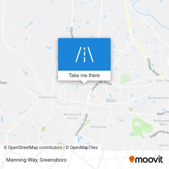 Mapa de Manning Way