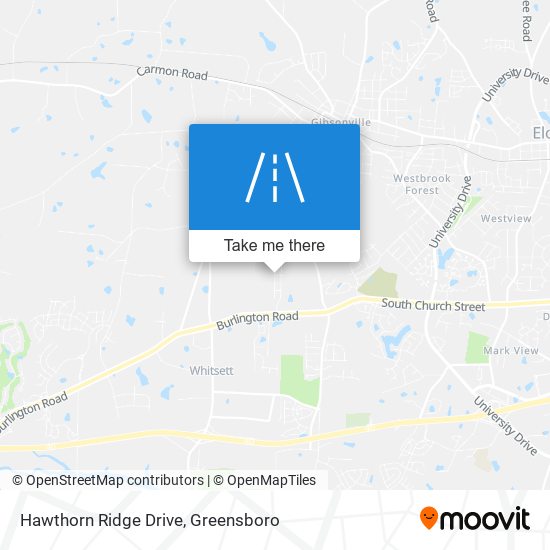 Hawthorn Ridge Drive map