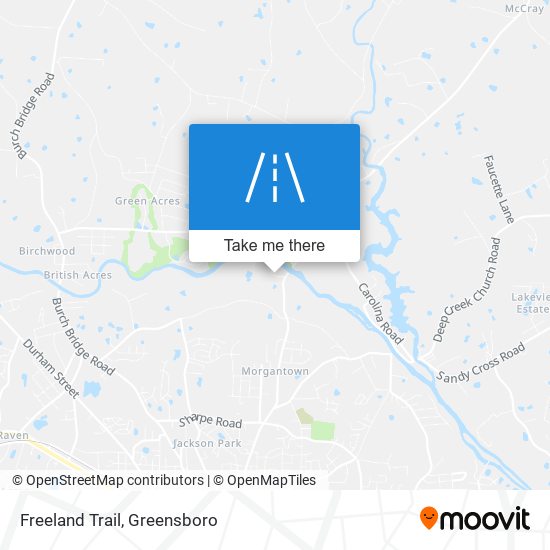 Freeland Trail map