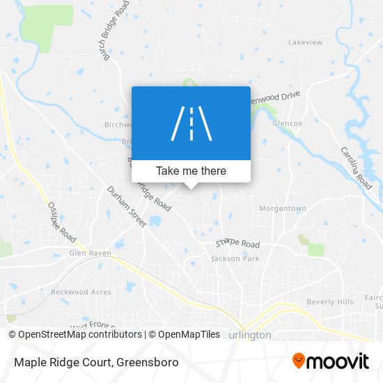 Maple Ridge Court map