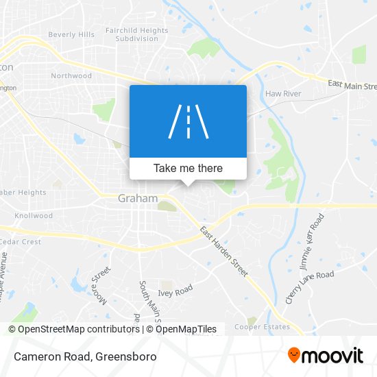 Mapa de Cameron Road