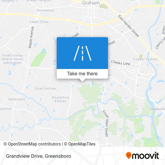 Grandview Drive map