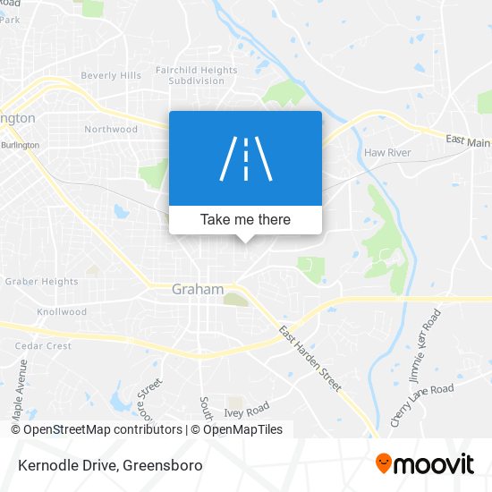 Kernodle Drive map