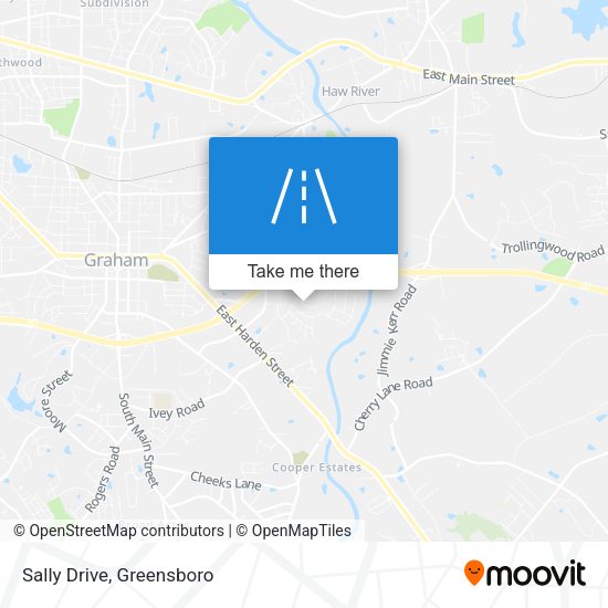 Sally Drive map