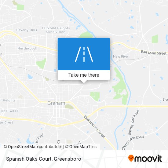 Spanish Oaks Court map