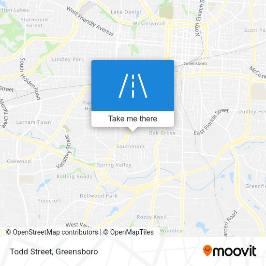 Mapa de Todd Street