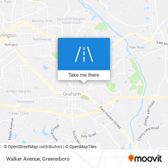 Mapa de Walker Avenue
