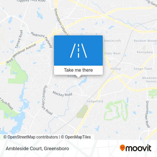 Ambleside Court map