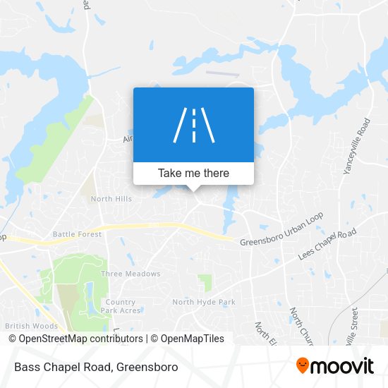 Bass Chapel Road map