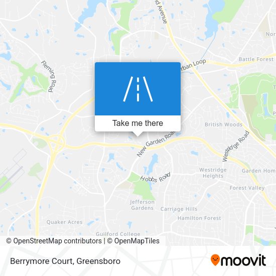Berrymore Court map