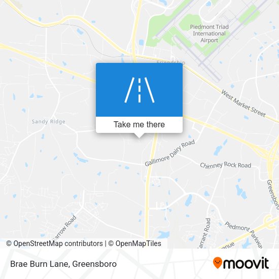 Mapa de Brae Burn Lane
