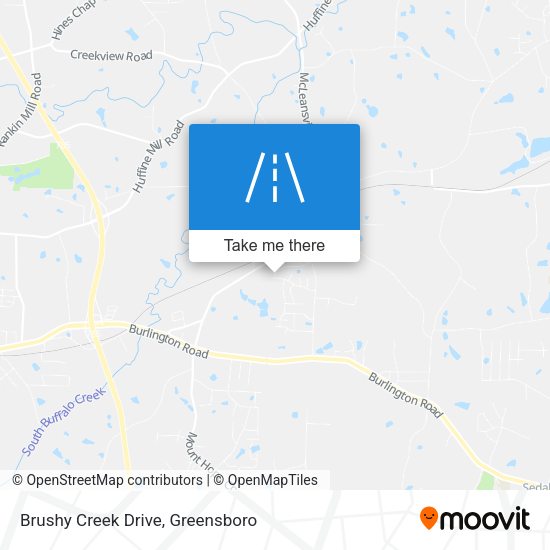 Brushy Creek Drive map