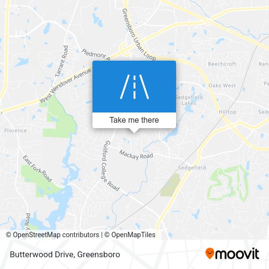 Mapa de Butterwood Drive
