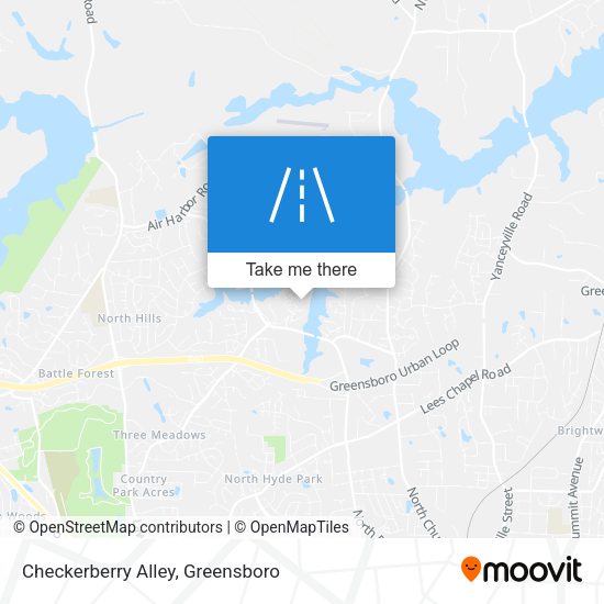 Checkerberry Alley map