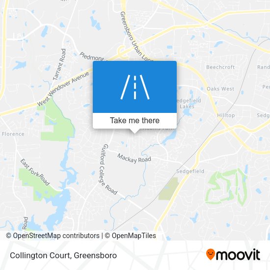 Collington Court map