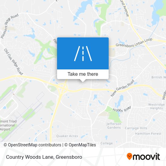 Mapa de Country Woods Lane