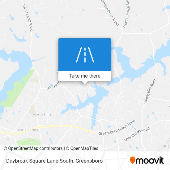 Mapa de Daybreak Square Lane South