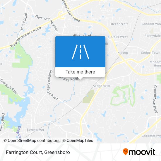 Farrington Court map