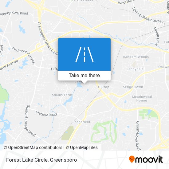 Forest Lake Circle map