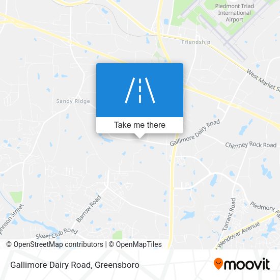 Mapa de Gallimore Dairy Road