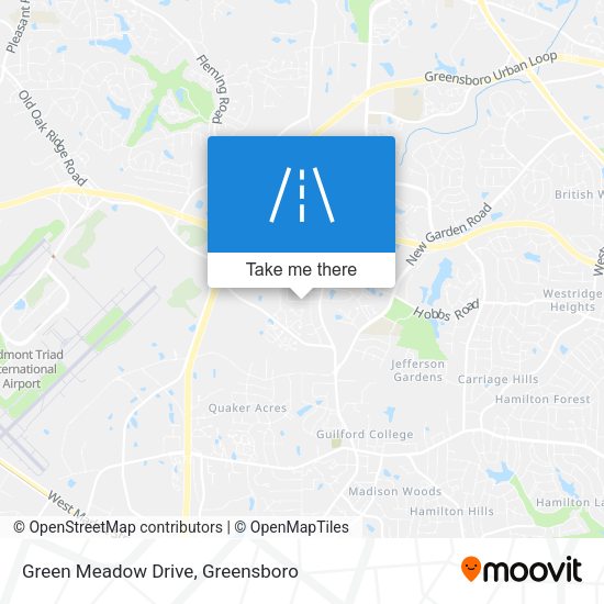Green Meadow Drive map