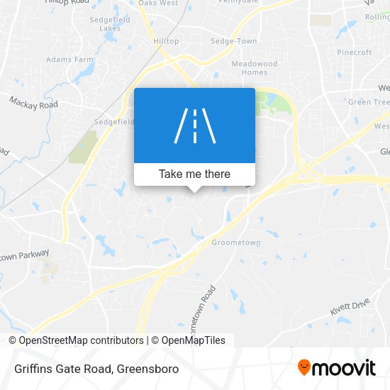Mapa de Griffins Gate Road
