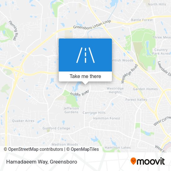 Mapa de Hamadaeem Way