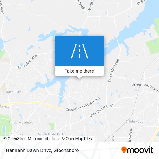 Hannanh Dawn Drive map