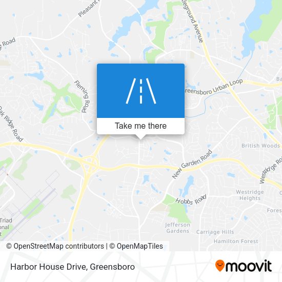 Harbor House Drive map